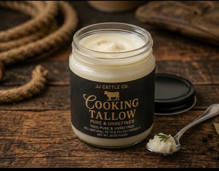 JJ Cattle Co. Cooking Tallow 1 lb