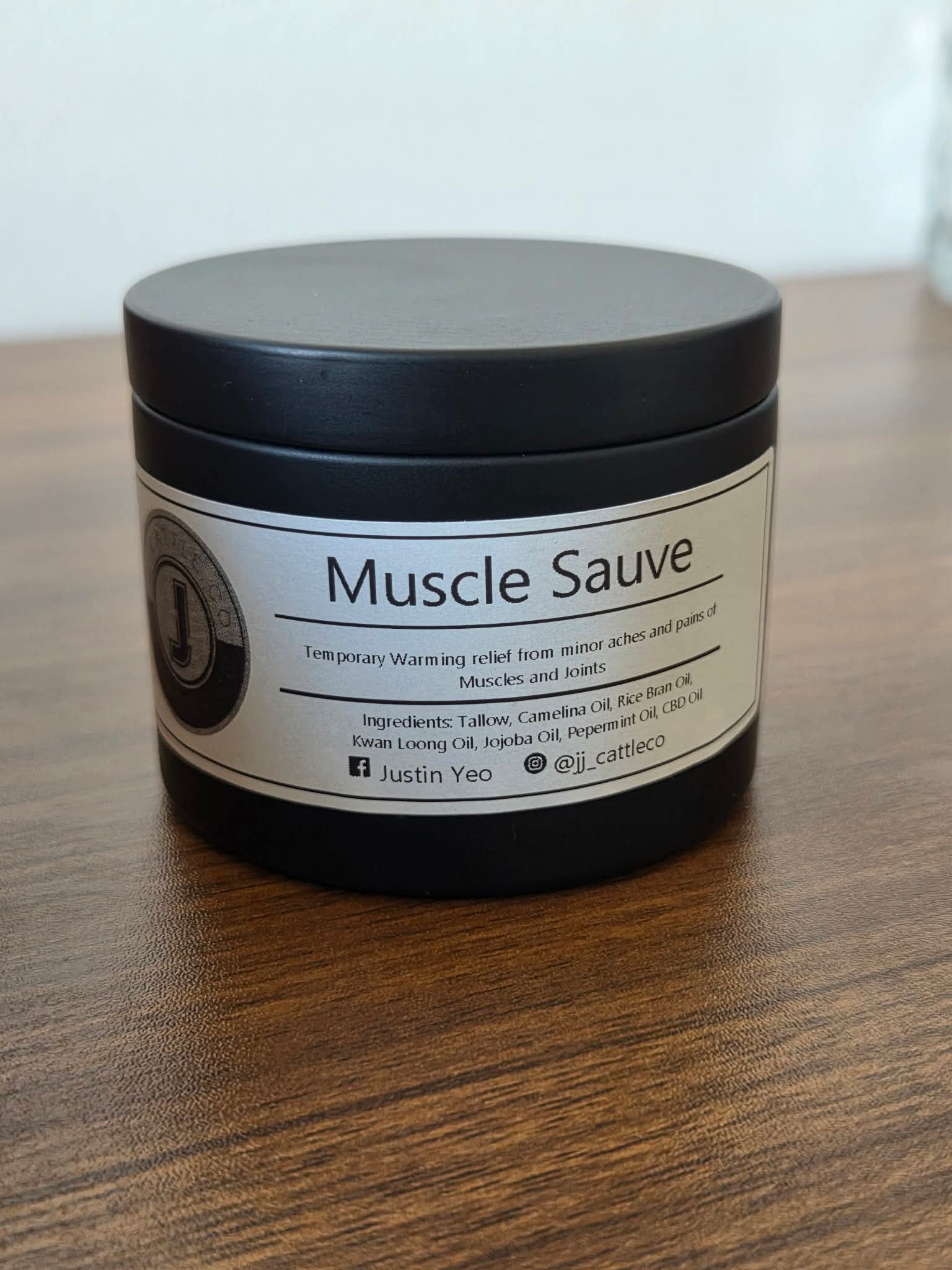 JJ Cattle Co. Muscle Salve with CBD 4 oz